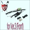 Silver Cords & Switches Set for Ver.3 Gearbox (Front Wiring)