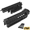 Aluminum Made Upper & Lower RAS (Rail Attachment System) Handguard (X47)
20mm Standard Rail for you...