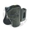 Polymer Retention Holster w/ Mag Carrier for PX4 ( BK )- Holds PX4 Pistol- Positive retention button...