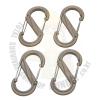 Military Karabiner / S Type Tan(4 Pce) 
   ̷ ƽ (Nylon plastic) ̸
 ǰ 4  Ǿ...