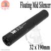 Floating MID Silencer / Black (HK)˷̴ CNC  ⵵   ǰ Դϴٱ 190mm /  32mm̸ -14mm  Դϴ...