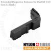 Extended Magazine Release for MARUI G19 (Black)FOR MARUI G19 GBB USE ONLYWeight: 3gColor: BlackMater...