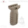 Training Weapon System (TWS) Front Grip - DESize: L57mm x W35mm x H101mmWeight: 70gMaterial: Nylon F...