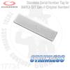 Stainless Serial Number Tag for MARUI G17 Gen.4 (Original Number)For Marui G17 Gen.4 GBB Use Only...