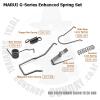 MARUI G-Series Enhanced Spring SetUse for MARUI/KJ/WE G17/18C/19/23/26 Blow-Back SeriesWeight: 10 gM...