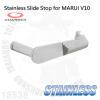 Stainless Slide Stop For MARUI V10Stainless Enhancement, For MARUI V10 GBB Weight : 12 g Material : ...