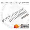 Enhanced Recoil/Hammer Spring for MARUI V10Heat Treatment Spring, For MARUI V10 GBB Weight : 5 g Mat...