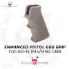Enhanced Pistol GBB Grip for AR-15(M4/M16)-TAN-���� ����Ƽ GBB�� ���Ϸ� ���̹��׸�-AR15�迭(M4/M16)��/�������� �׸�-W70mmxH...