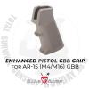 Enhanced Pistol GBB Grip for AR-15(M4/M16)-TAN- Ƽ GBB Ϸ ̹׸-AR15迭(M4/M16)/ ׸-W70mmxH...