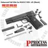 Enhanced Full Kits for MARUI MEU.45(Black)Use for MARUI MEU SOC Blow-Back only. Limited Item!Weight:...