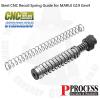 Steel CNC Recoil Spring Guide for MARUI Glock19 Gen4Weight 35gMaterial  Steel/Stainless/RubberC...