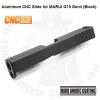 Aluminum CNC Slide for MARUI G19 Gen4 (Black)100 CNC Process, Hard Anodic Coating, Outer Barrel Not...