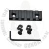 CME 5 slots Black M-LOK picatinny rail





