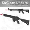 E&C Airsoft MK12 SPR - ���� �������� ü���� ������Ǯ ��Ż �����Ƿ��� 20MM ��īƼ�� ���ϻ����� BLACK���� 90-98Cm���� 3,266g(3,140g...