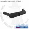 Stainless Slide Stop for MARUI V10 (Black)Stainless Enhancement, For MARUI V10 GBBWeight : 12 gMater...