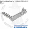 Stainless Slide Stop for MARUI DETONICS .45 (Silver)Stainless Enhancement, For MARUI DETONICS .45GBB...
