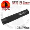 NATO 5.56 Silencer HKξ˷̴ CNC  ⵵   ǰ Դϴ  β 36mm̸ ̴ 190mm Դϴپ ⿡ (+14mm...