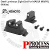 Steel Luminous Sight Set For MARUI M&P9L (White)FOR MARUI M&P9L GBB Use onlyWeight 10gMaterial ...