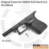 Original Frame for MARUI G19 Gen4 (U.S. Ver./Black)Nylon Enhancement, For MARUI G19 Gen4 GBB Use Onl...