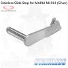 Stainless Slide Stop for MARUI M1911(silver)������ ��Ʈ�� ���� �����η��� �����̵� ����Stainless Enhancement, For MARUI...