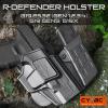 R-Defender Holster for g19,23,32(Gen1,2,3,4),G19 Gen5,G19X & Mag Pouch Combo Ȧ   źâ Ŀġ źâ...