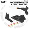 AAP-01 RMR Adapter &Front Sight Set-CNC ˷̴ -RMR / DOCTER  - ƽ  Ʈ-AAP-01(Ÿ ȣȯ Ұ)...