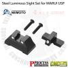 Steel Luminous Sight Set for MARUI USP100% Steel CNC ProcessFor MARUI USP GBB Use OnlyWeight : 12 gM...