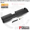 Aluminum CNC Slide Set for MARUI USP Compact (Black)100% T6061 Aluminum CNC Process, Outer Barrel No...