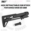 MDX Retractable CQB Stock for Marui MWS M4߱ 5KU翡   MWS GBB PDW Ÿ MDX CQB Դϴ.-CNC ˷̴...