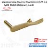 ī5.1 ġ ̵ (η)Stainless Slide Stop for MARUI HI-CAPA 5.1 Gold Match (Titanium Gold)630 ...