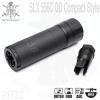 SLX 556C QD Compact Style AIRSOFT Dummy Suppressor + Muzzle Brake (BLACK)���� Ʃ�� ���Ž� 14mm ������ ����� �������...