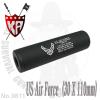 Light Weight Slim Silencer - 30 X 110mm (US Air Force)ڵ  ǿ  Դϴ14mm / Դϴ. : 110mm...