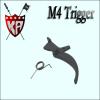 KA-M4-10Trigger for M4 seriesDESCRIPTION: Trigger for M4 seriesMaterial: Zinc alloyWeight: 8g  