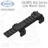 Marui Low Profile Mount Base for G3/MP5 AEG SeriesMP5 / G3 Low Mount base ο Ʈ ̽ MP5  G3...